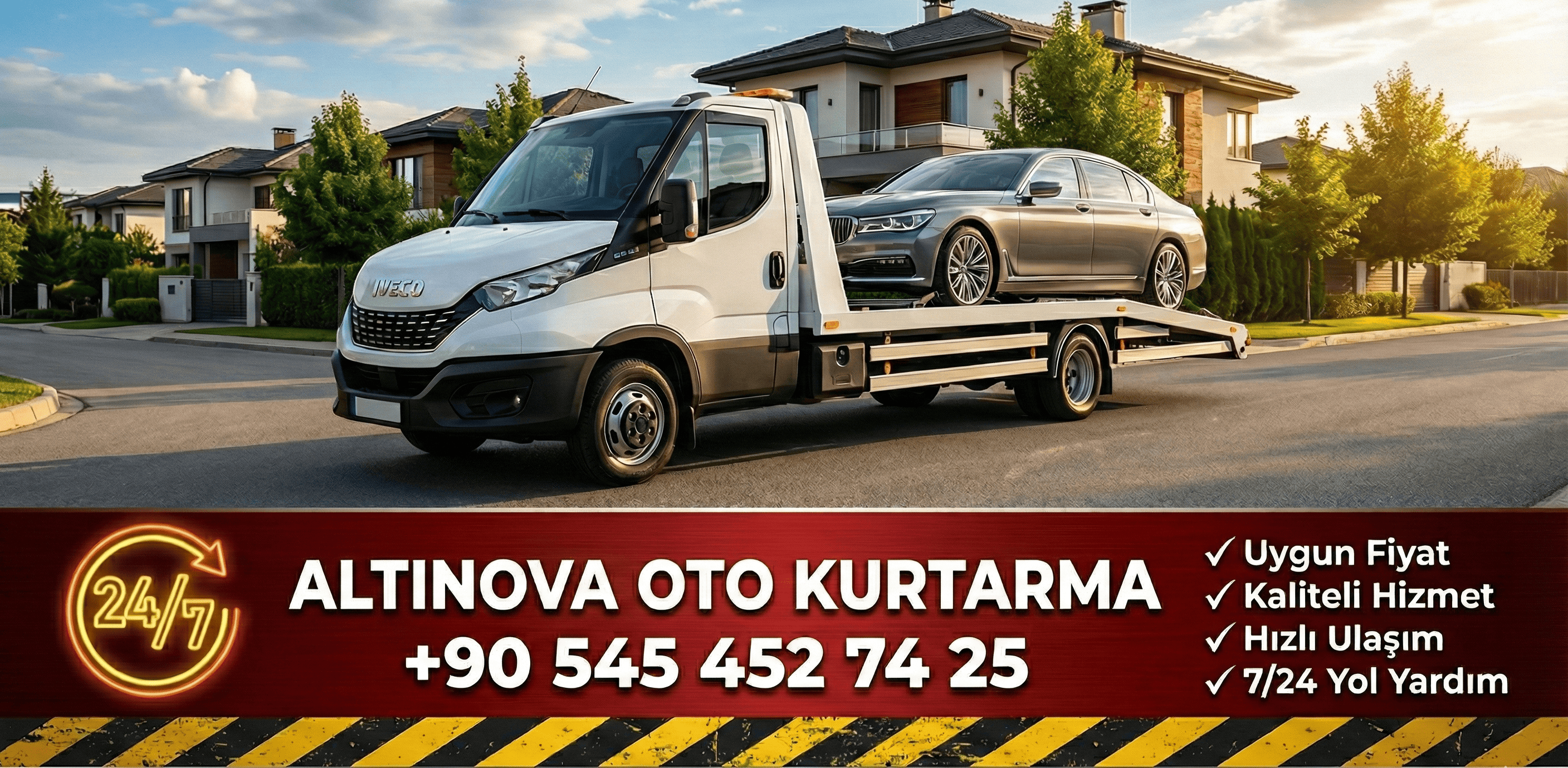 Altınova Çekici Servisi